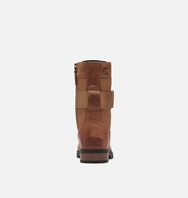 Sorel Emelie™ Conquest Low - Womens Rain Boots Brown - 562781FWT